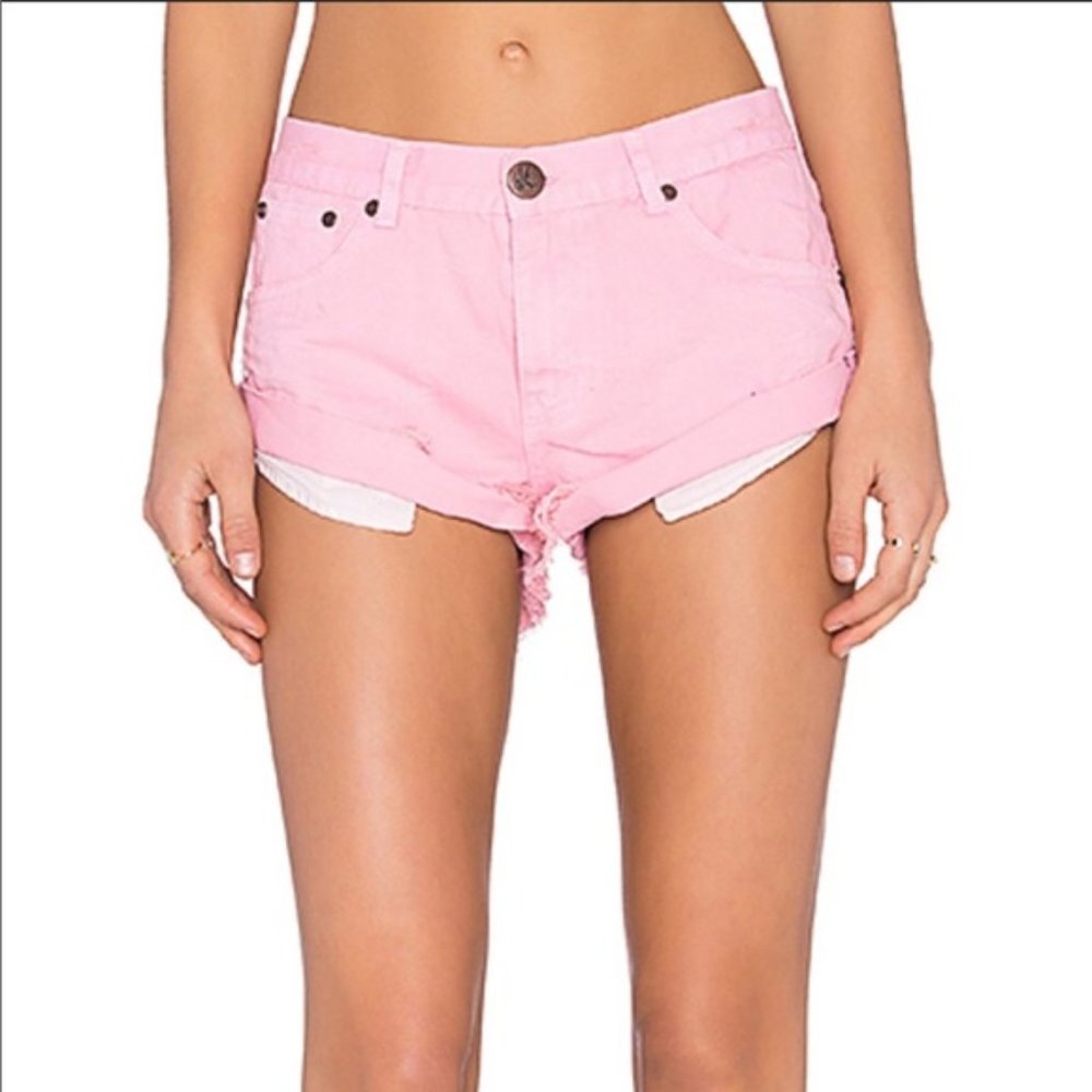One Teaspoon Bandits Pink Size 26